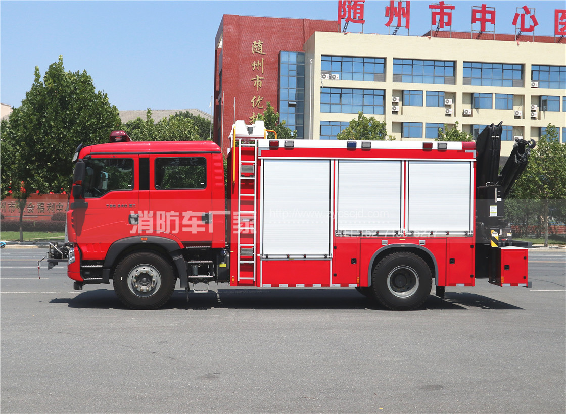 國六重汽T5G搶險救援消防車