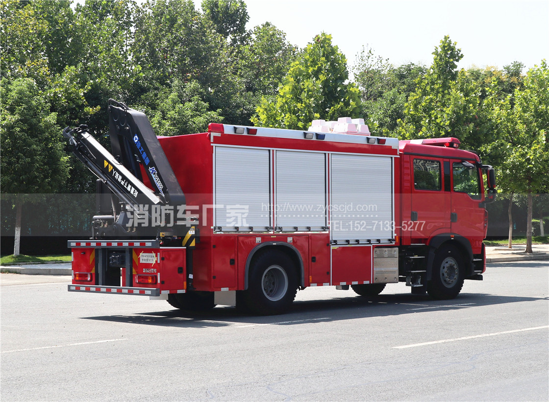 國六重汽T5G搶險救援消防車